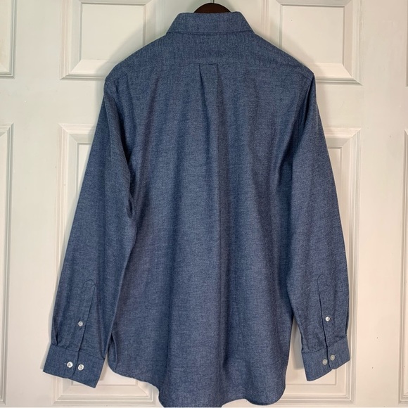 NWT Bernard Weatherill Denim Effect Cotton Shirt - Picture 11 of 16